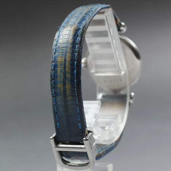 MINT! NEW BATTERY! CARTIER SILVER LADIES WATCH HANG TAG!!